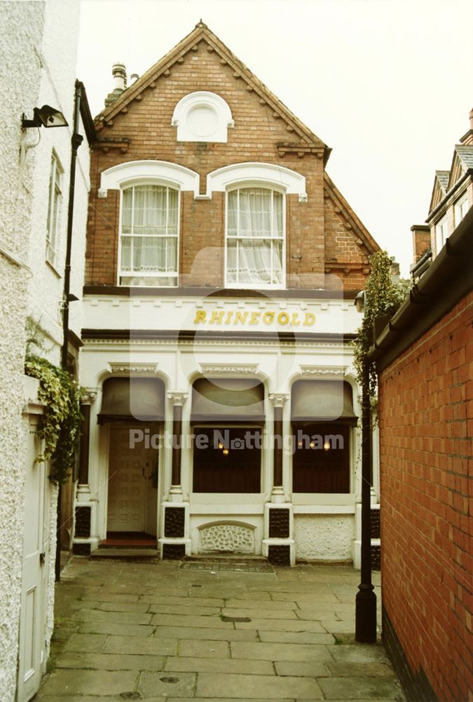 Entrance to the Rhinegold Restaurant