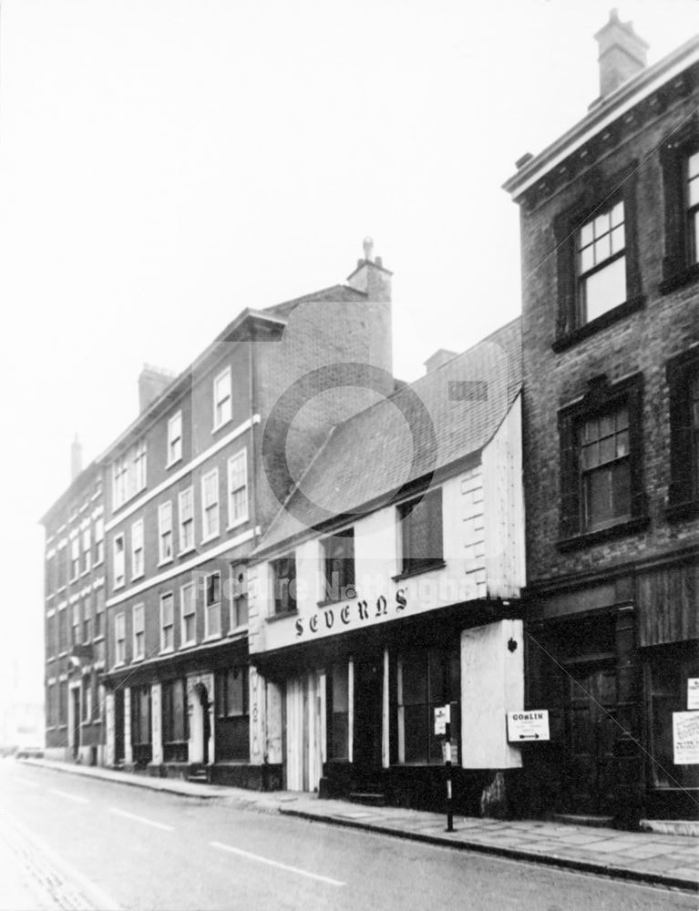 The exterior of the 'Severns' building prior to its removal