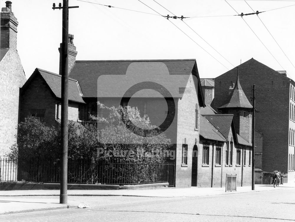 St Mark's Hall, Huntingdon Street, Nottingham, 1950