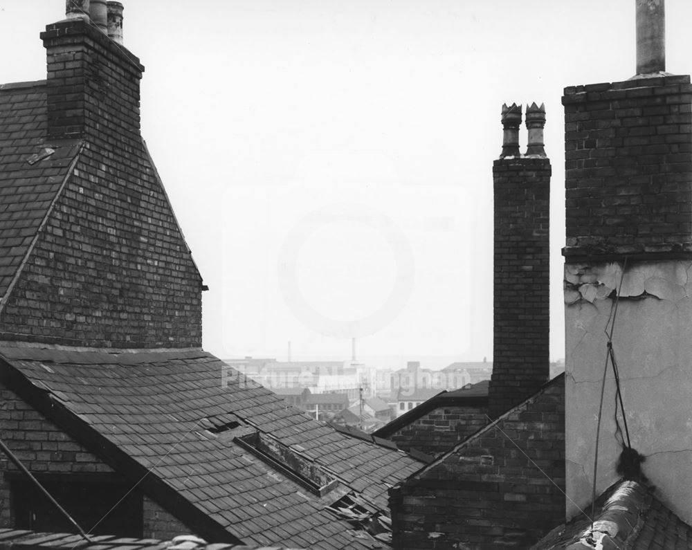 The rooftops to the rear of the Severns restaurant building