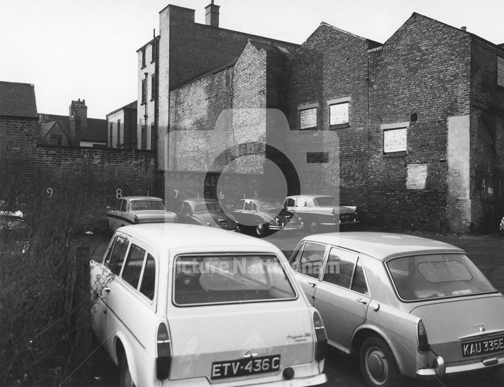 The rear of the Severns restaurant building