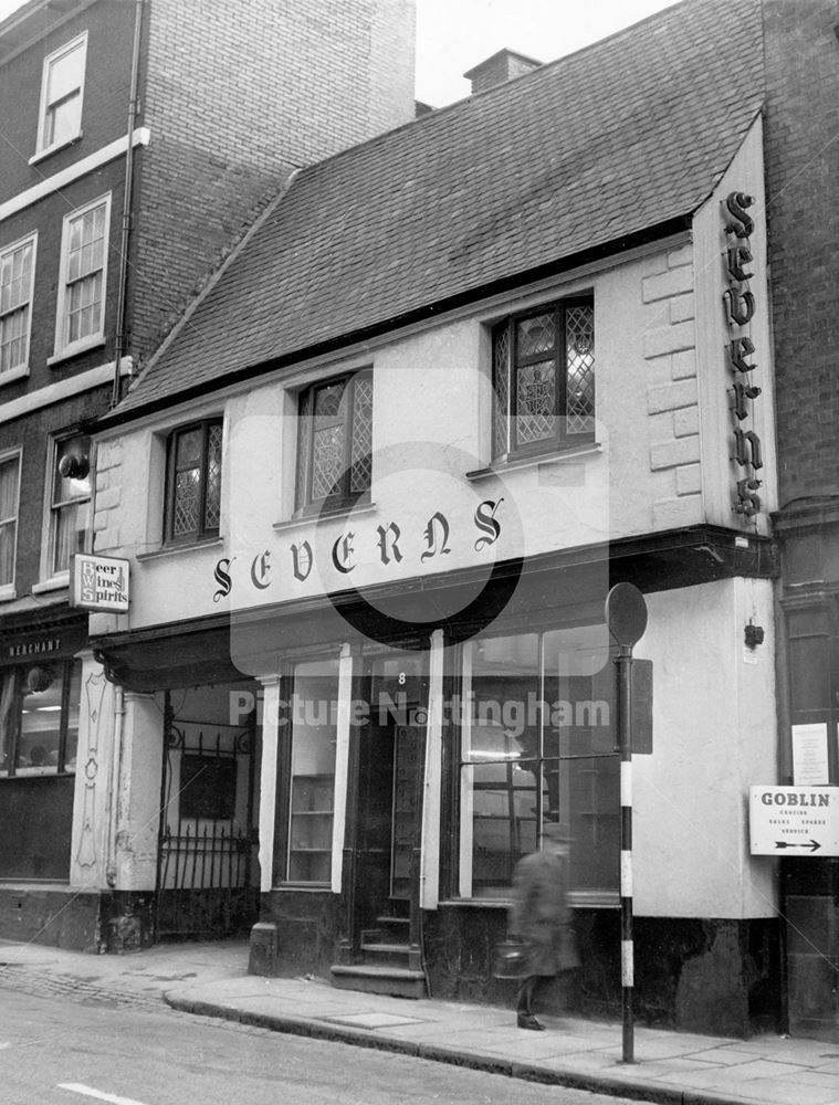 The exterior of the 'Severns' building prior to removal