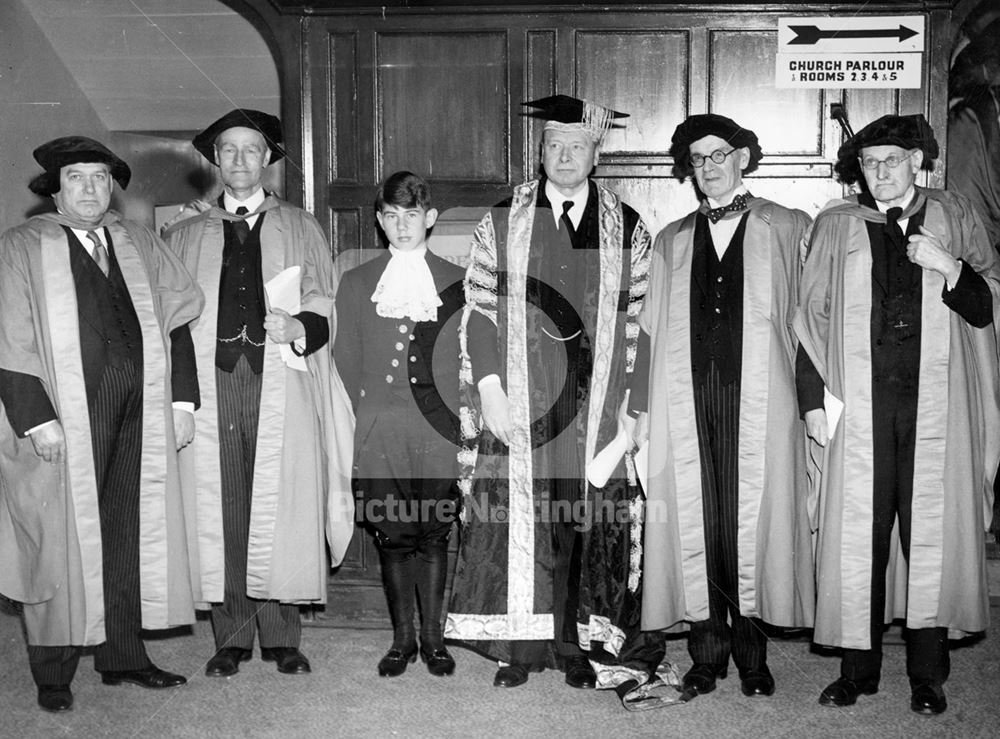 Installation of Lord Trent as Chancellor of the University of Nottingham 1949