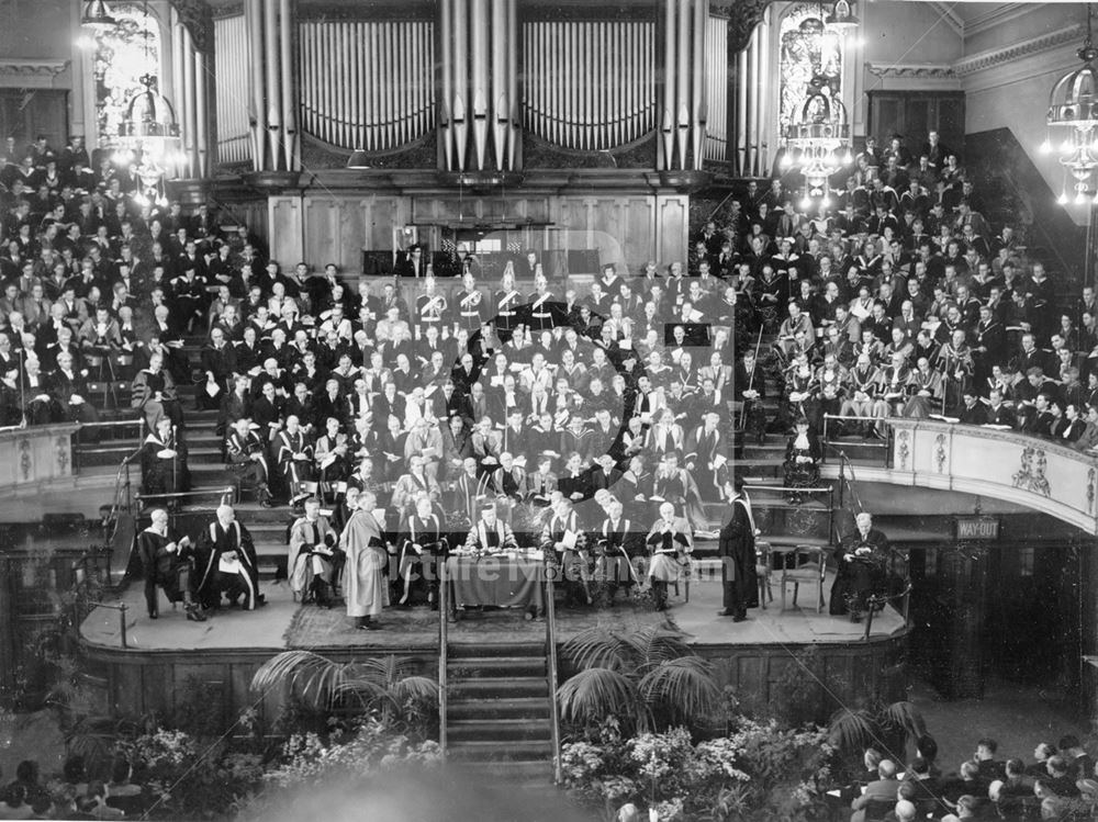 Installation of Lord Trent as Chancellor of the University of Nottingham 1949