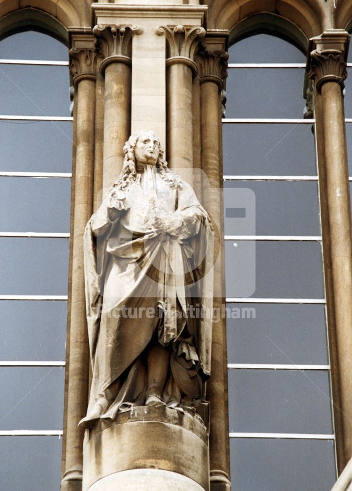 The Sir Isaac Newton statue outside the old University College