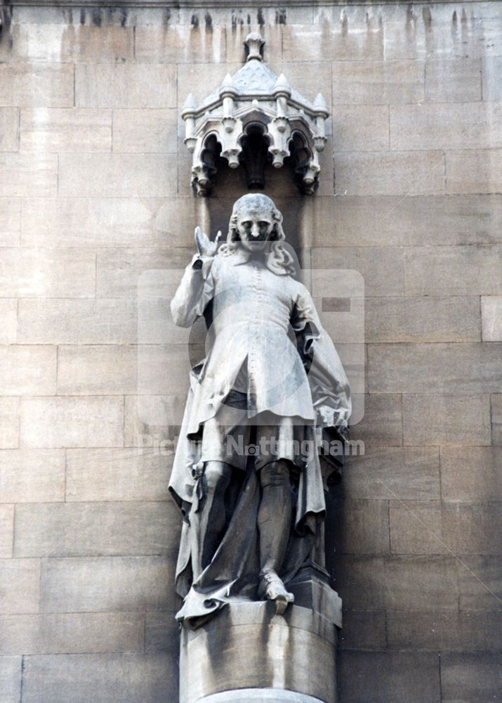 Statue of Sir John Milton outside the old University College