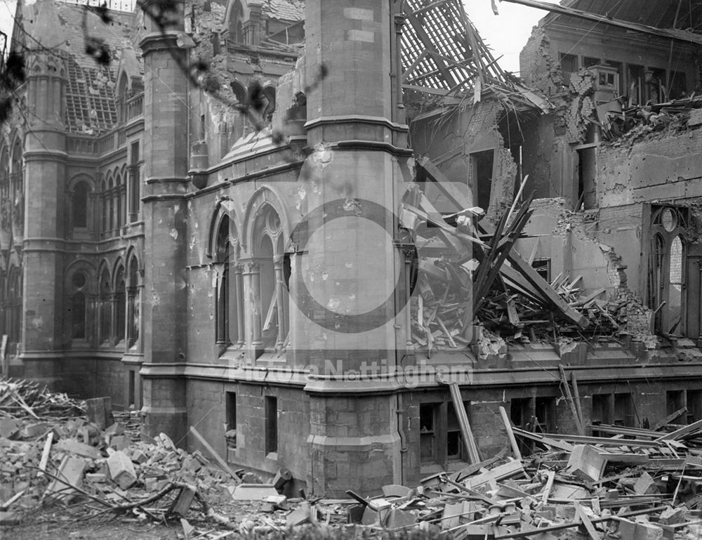 Bomb Damage at the (former) University College 1941