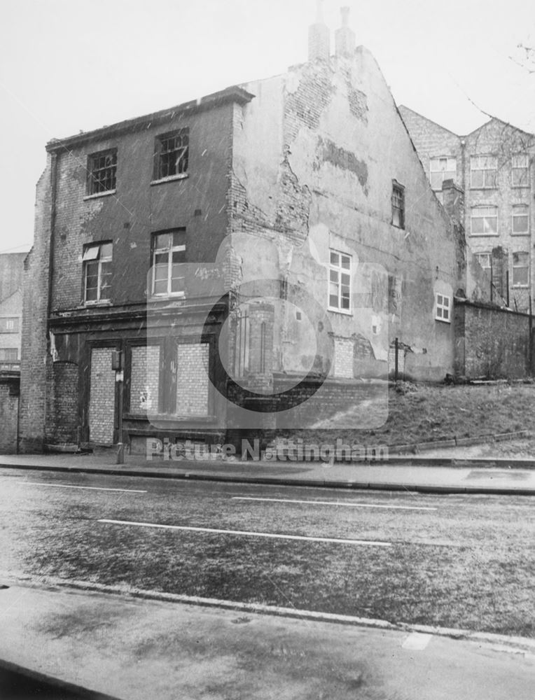 The 'Old Rose Revived' Public House in derelict condition