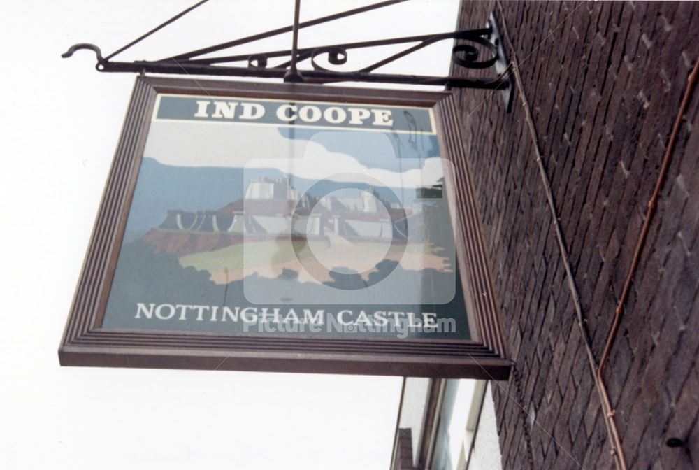 The Nottingham Castle Inn Public House - Sign