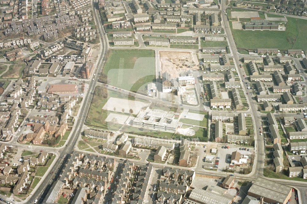 Huntingdon Junior School from the air