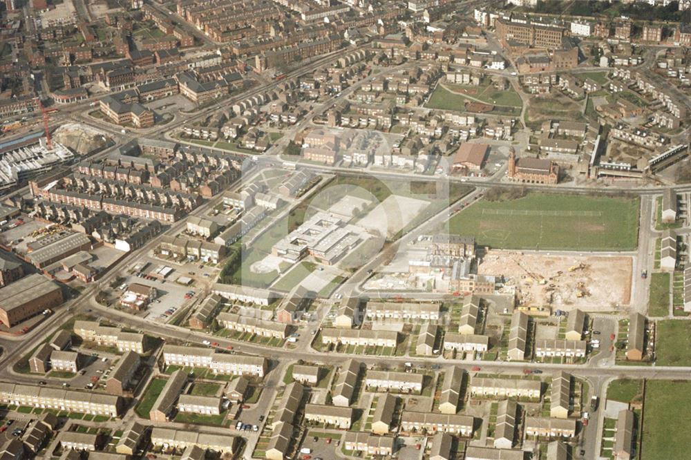 Huntingdon Junior School from the air