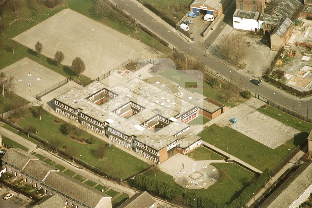 Huntingdon Junior School from the air