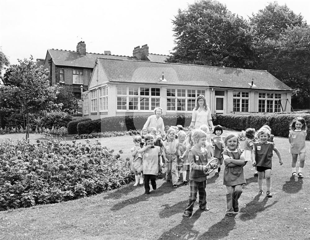 King Edward Park Nursery School, Nottingham, 1975