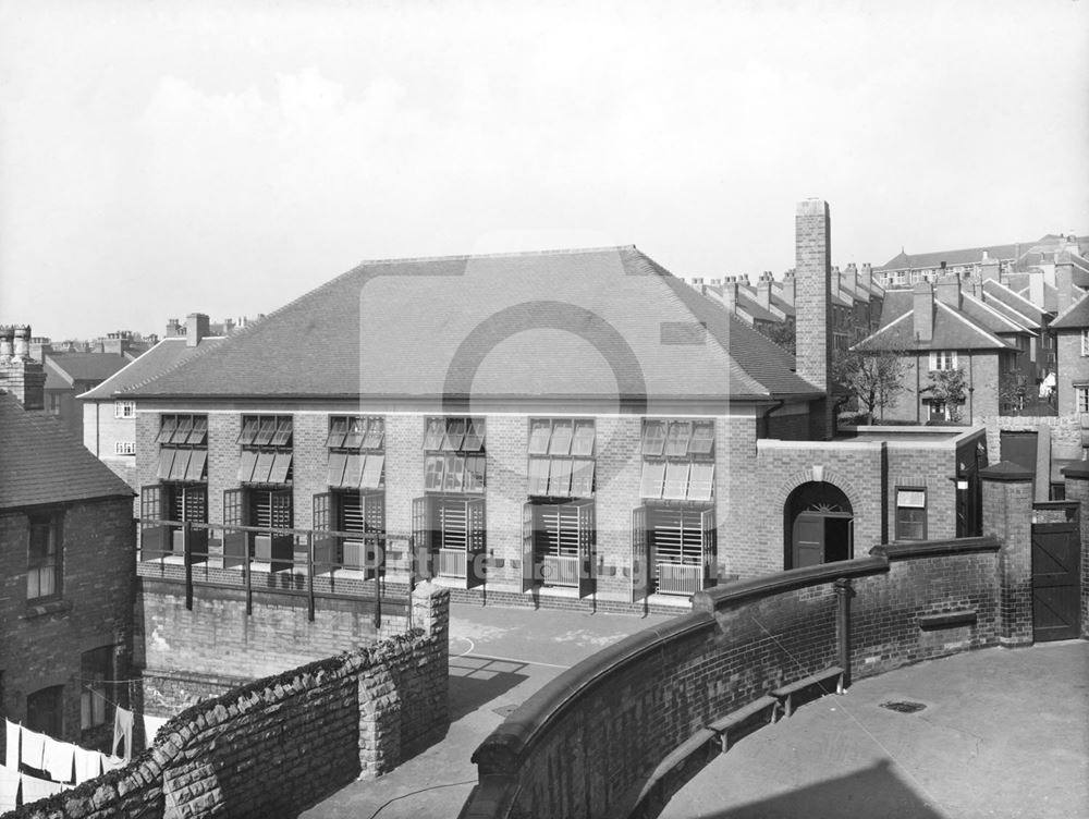 Manvers Secondary Boys School, Carlton Road, Sneinton, Nottingham, c 1936