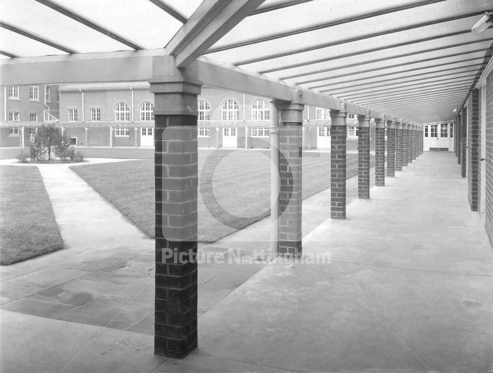 Manning School - inner quadrangle, West