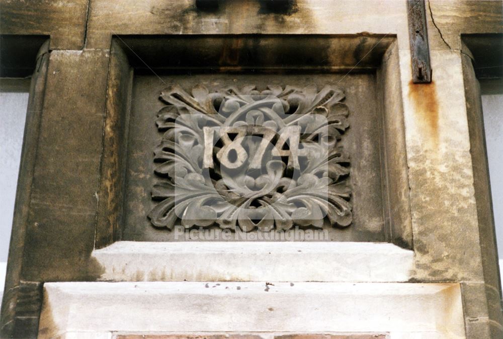 St Mary's Hall - date stone