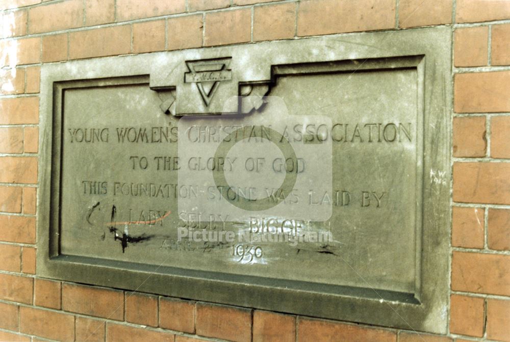 Y W C A - foundation stone