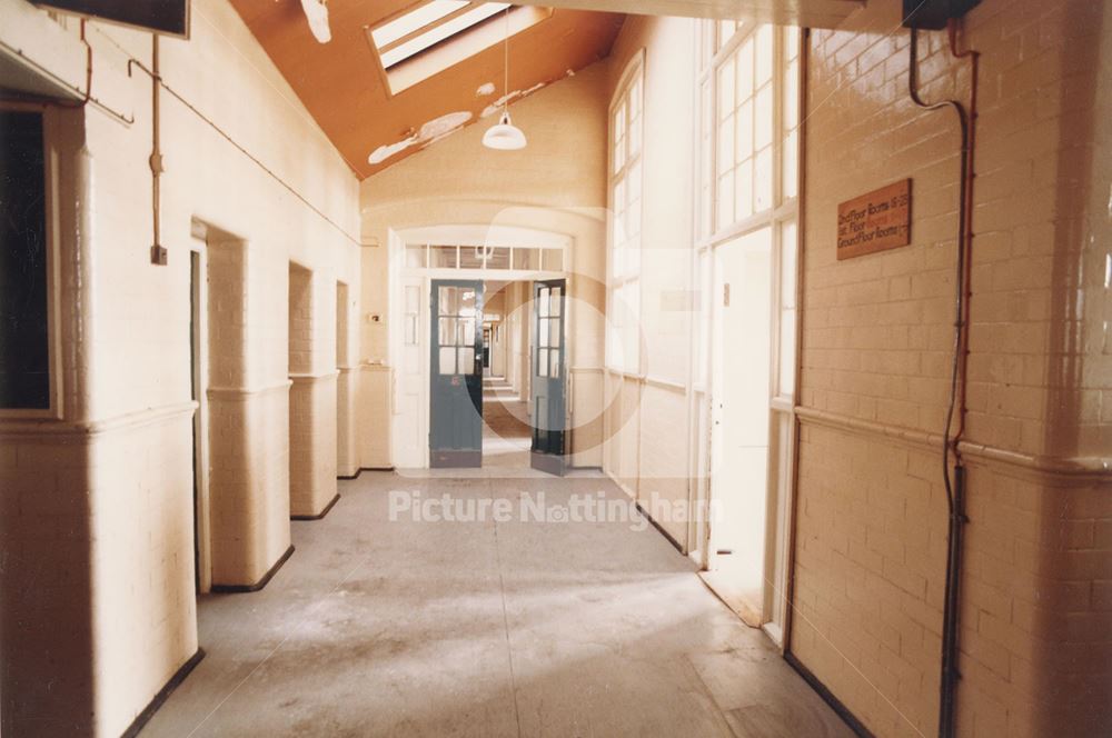 Mundella School - interior of upper corridor