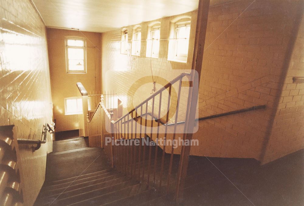 Mundella School - interior, stairway