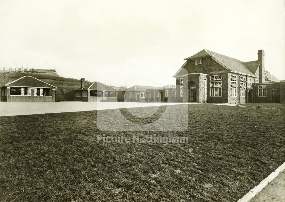 Rose Hill School - 'Open-air' and 'special needs' school and clinic - Dining Hall and playground