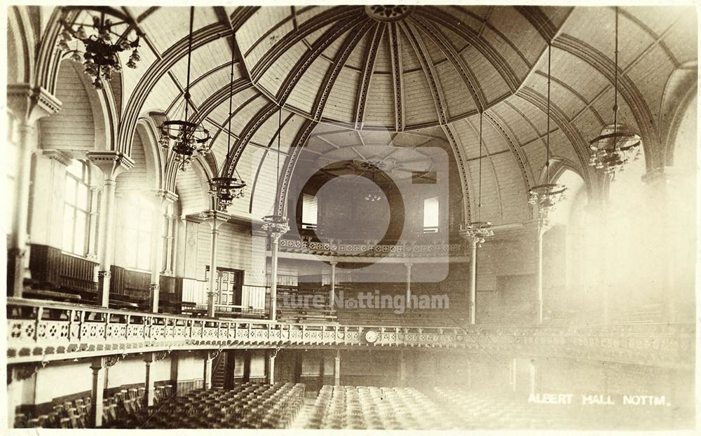 The (first) Albert Hall - Interior