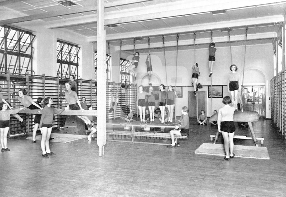 William Crane Schools - Girls Gymnastics class in the Gymnasium