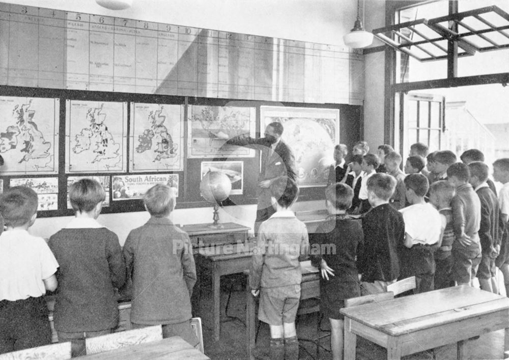 William Crane Schools - boys geography class