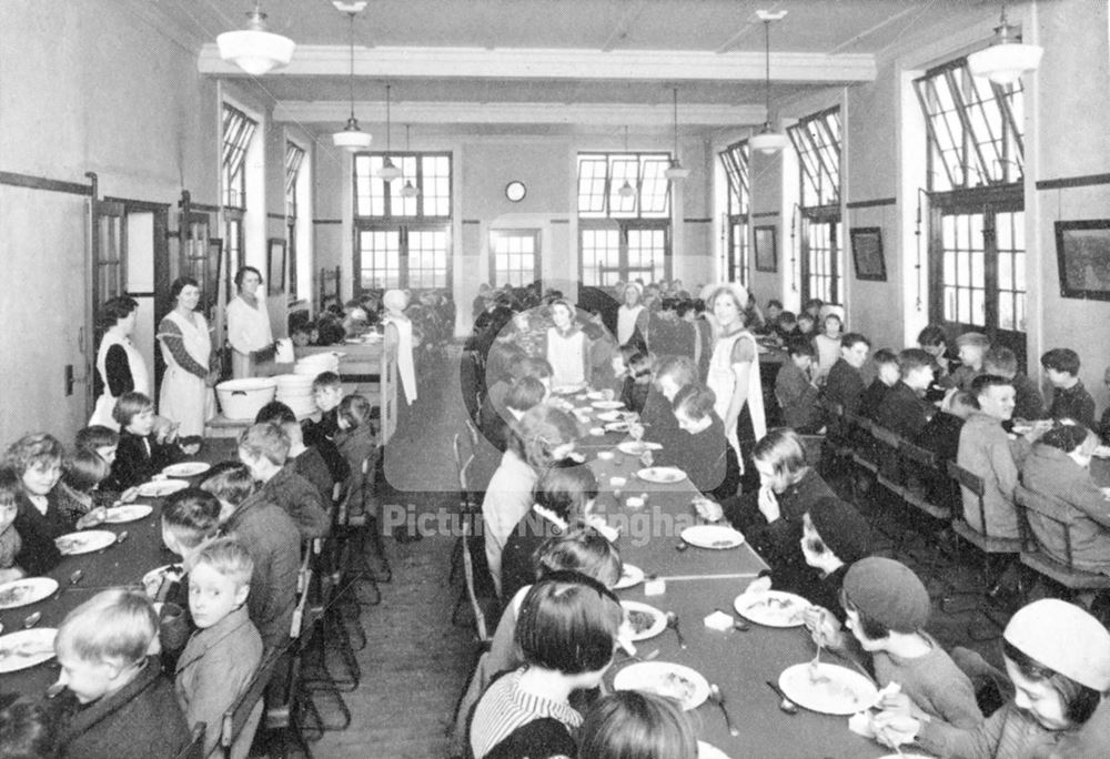 Dining Room at William Crane Schools, Minver Crescent, Aspley, Nottingham, 1936 