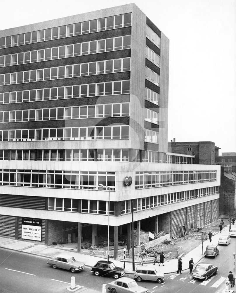 Birkbeck House during construction