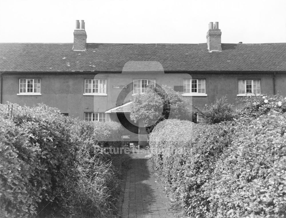 Front View of Butt Houses, Derby Road, Lenton, Nottingham, 1972