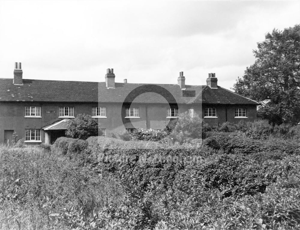 Rear View of Butt Houses, Derby Road, Lenton, Nottingham, 1972