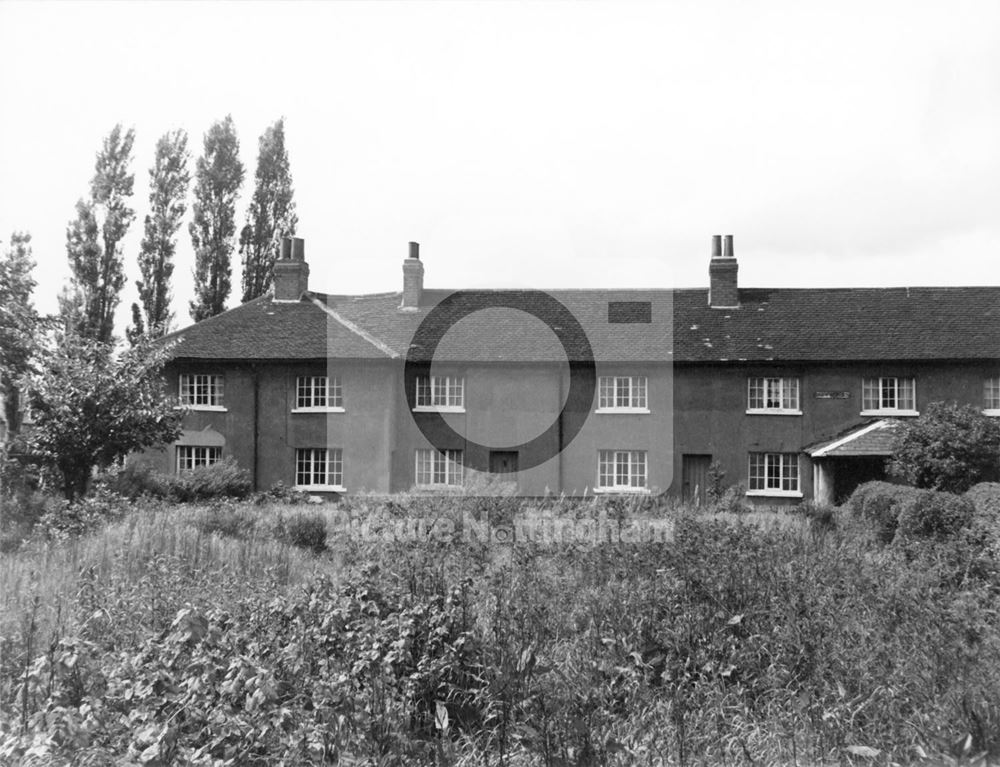 Rear View of Butt Houses, Derby Road, Lenton, Nottingham, 1972