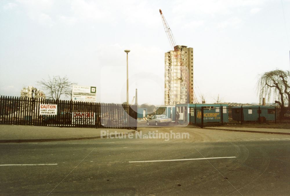 Basford Flats -demolition