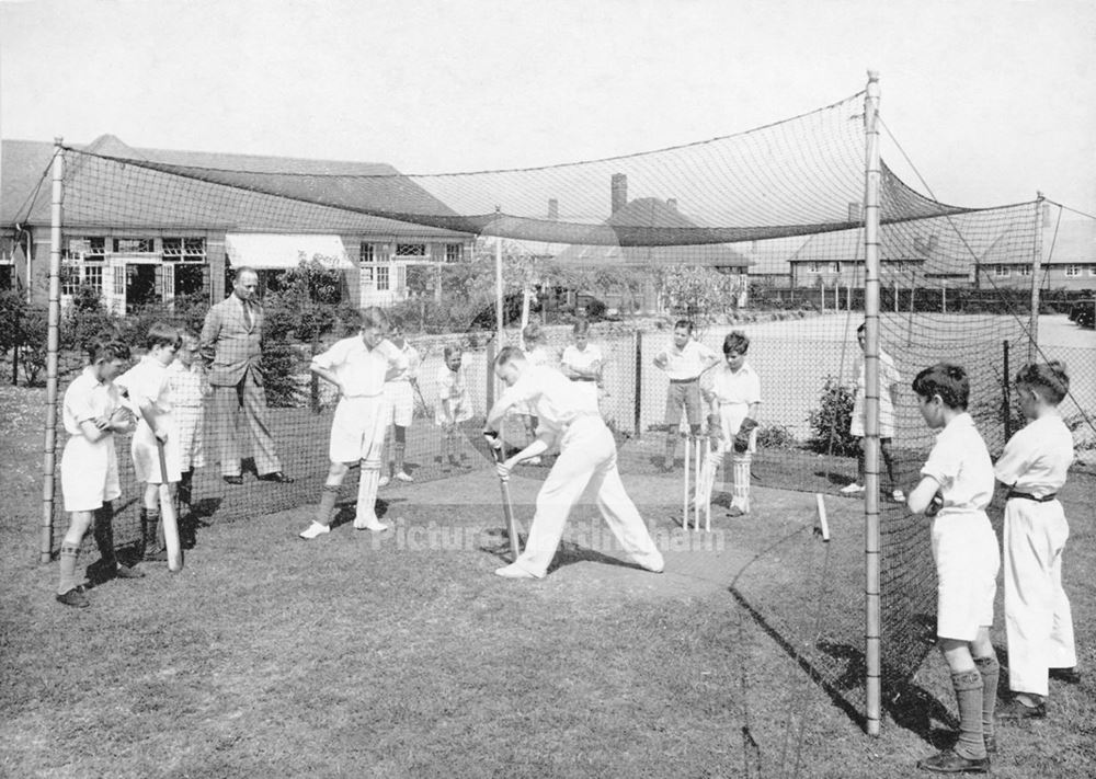 William Crane School - cricket in the nets