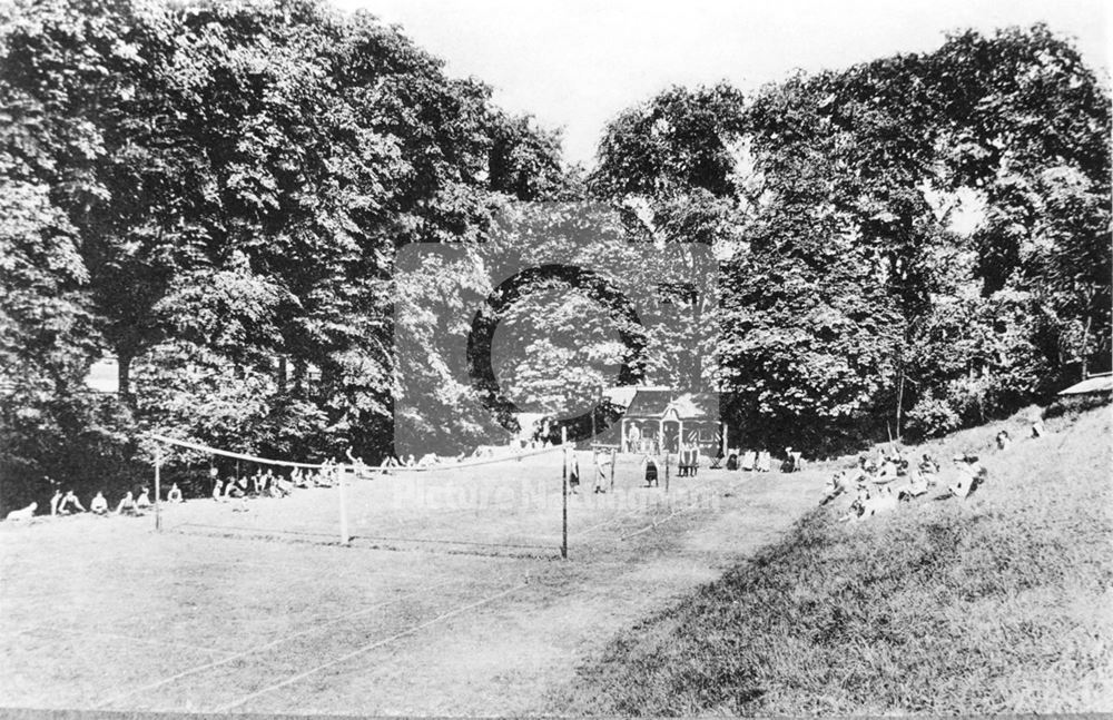 Western House School - practising for sports on the tennis courts