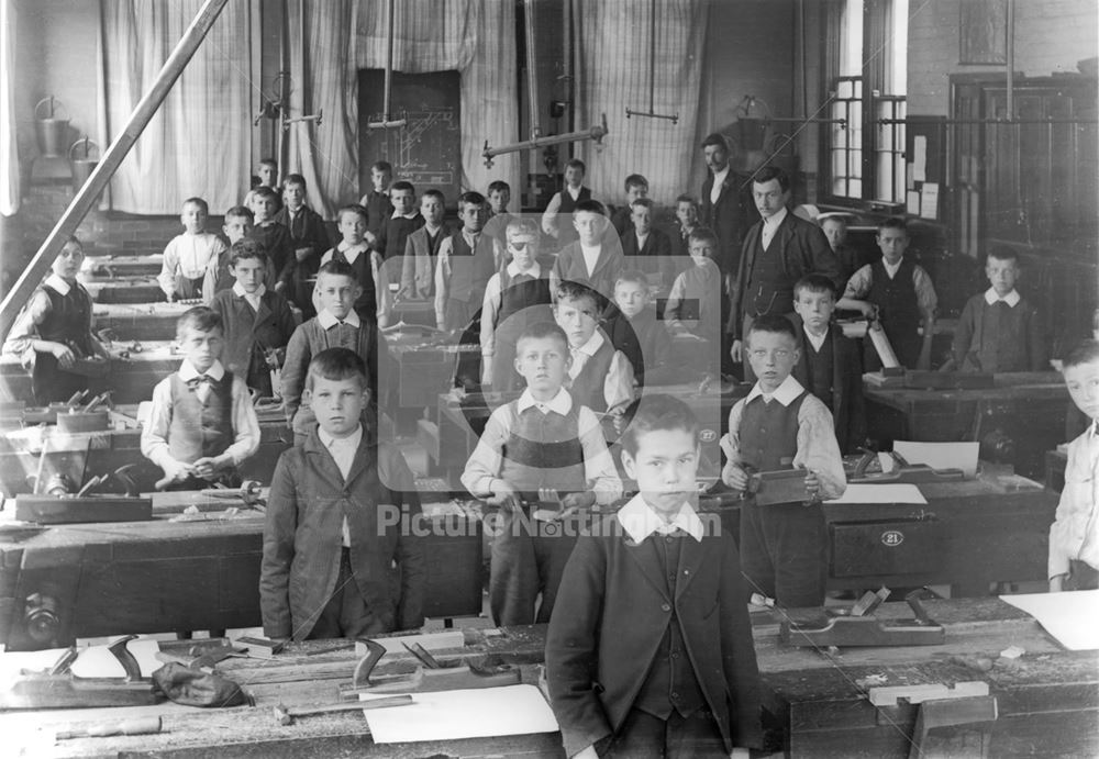 Unidentified School - woodwork class