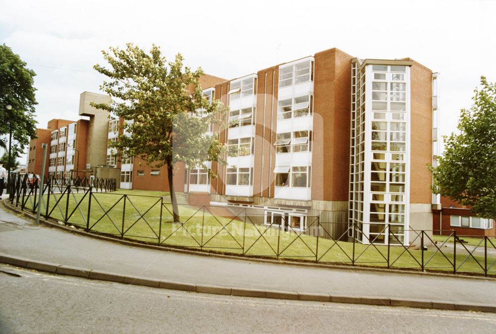 Nottingham (Trent ) University Halls of Residence, Hampden Street, Nottingham, 1985