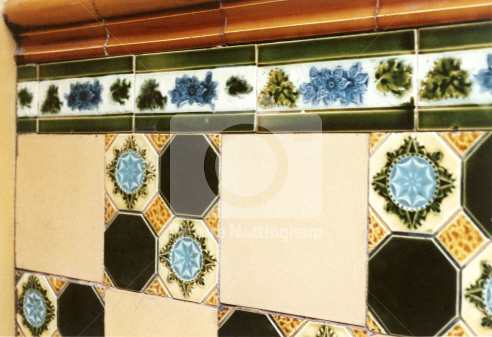 19, Baden Powell Road -decorative porch tiles