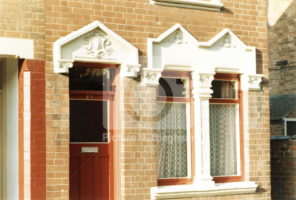 37, Baden Powell Road -detail of window and door