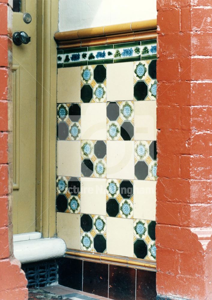 15, Baden Powell Road -porch tiles