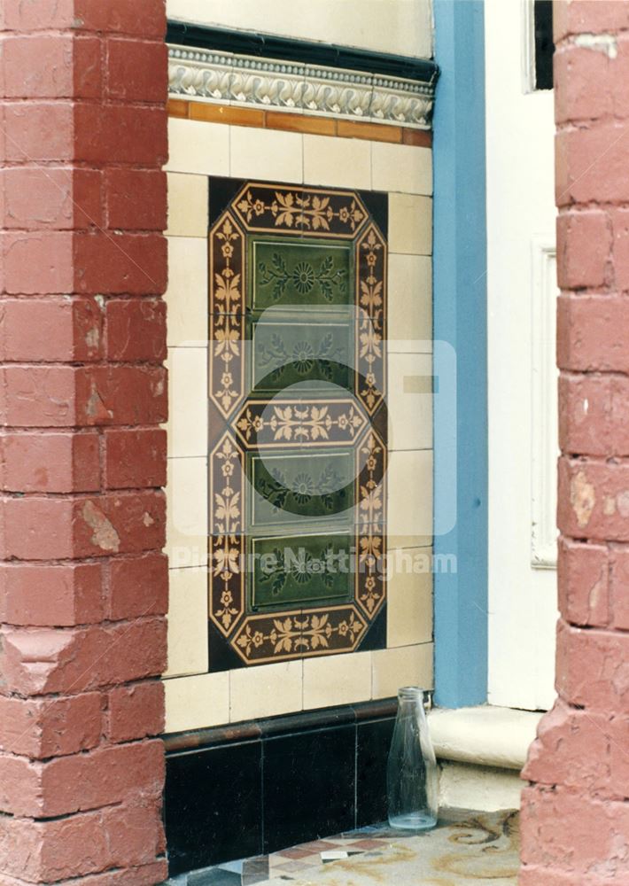 12, Baden Powell Road -porch tiles