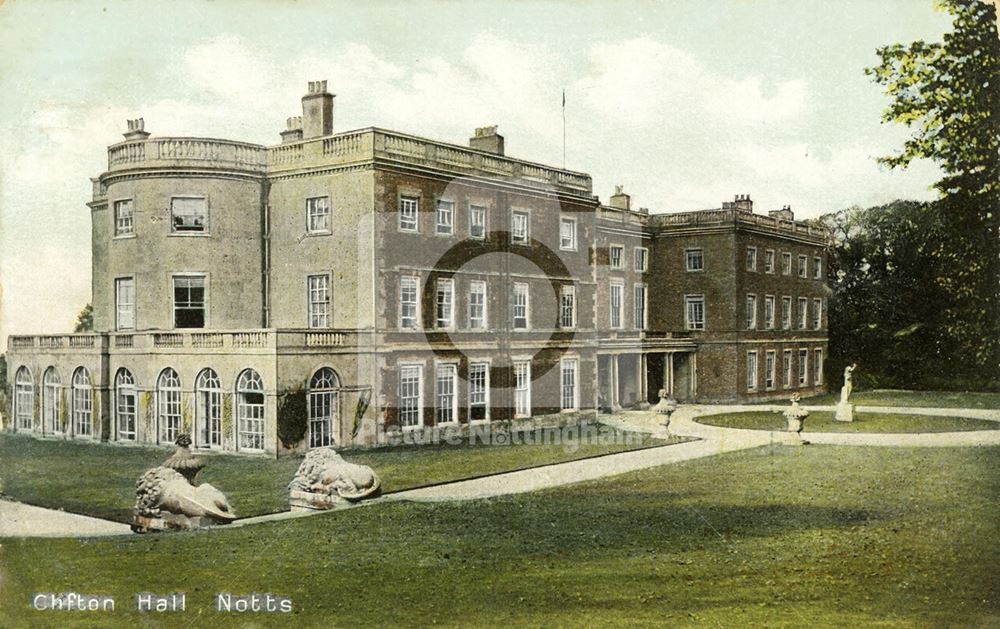 Clifton Hall, 1911