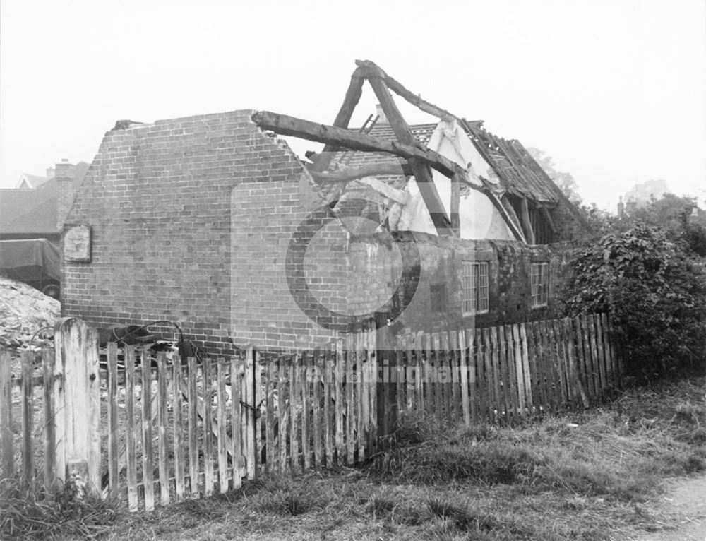 55 Village Street, Clifton, during demolition