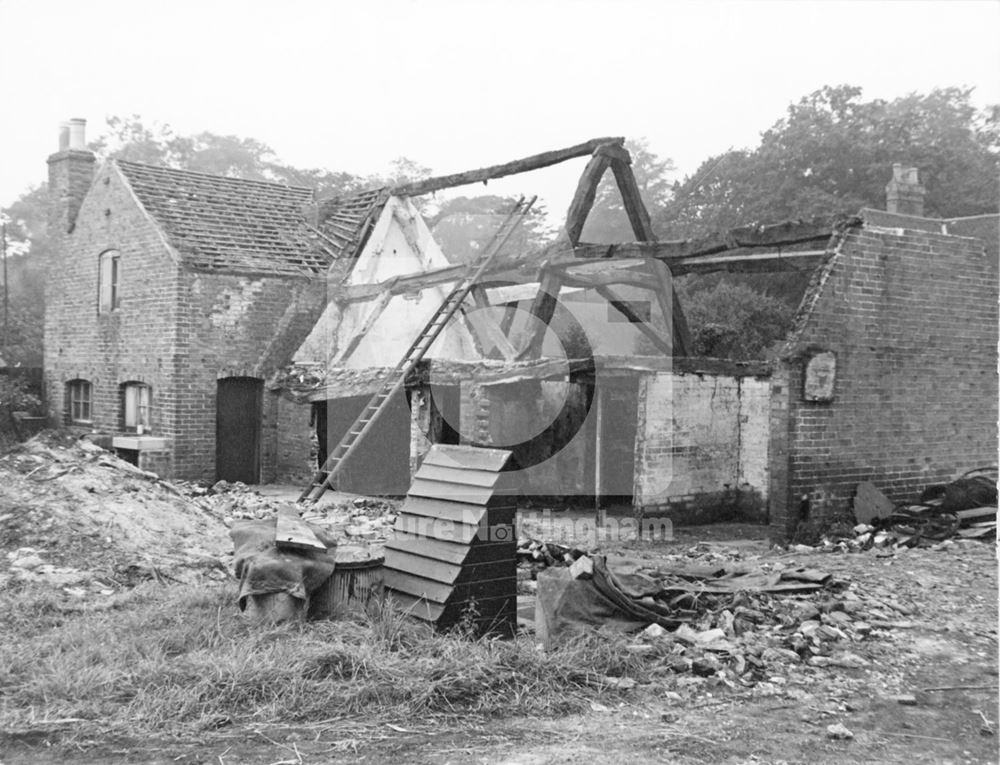 55 Village Street, Clifton, during demolition