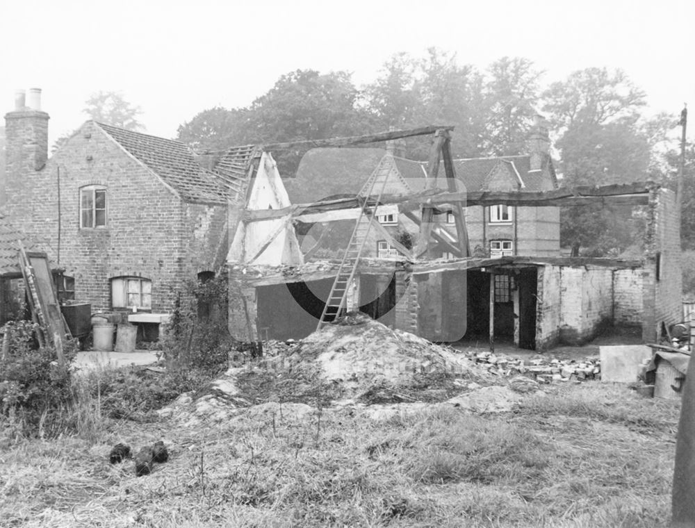 55 Village Street, Clifton, during demolition