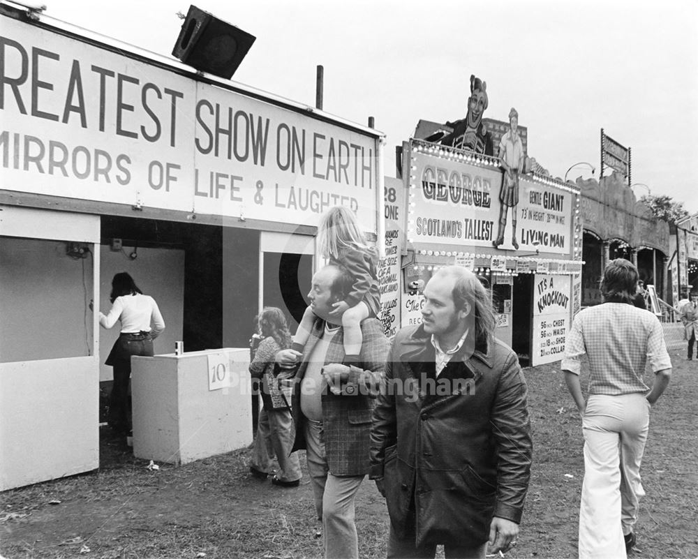 Goose Fair - Sideshows and Ron Taylor's Excelsior Wrestling and Boxing Pavilion