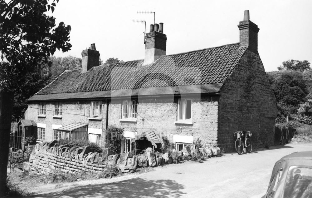 Bagnall Cottages, Cinderhill Road, Cinderhill, Nottingham, 1976