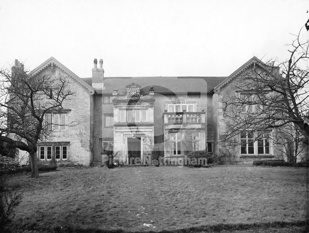 Broxtowe Hall -East front