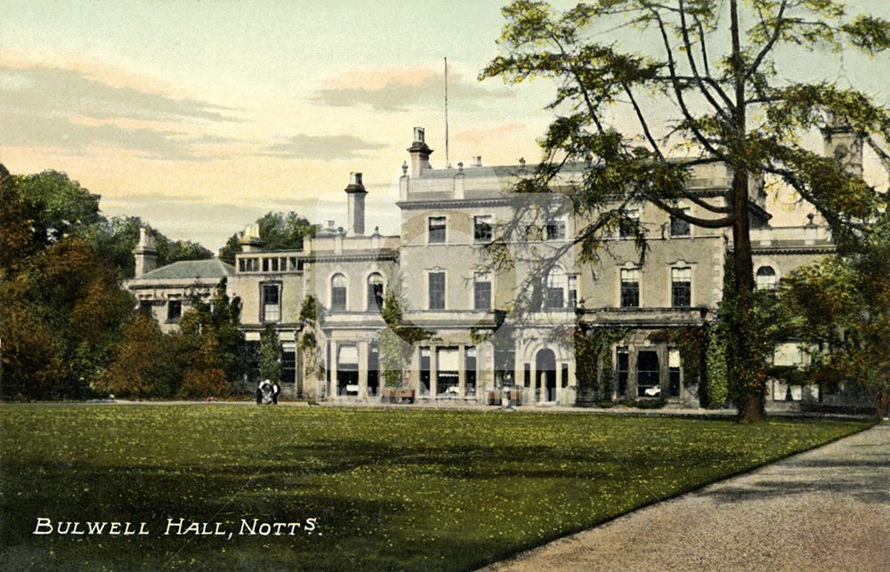 Drawing Room, Bulwell Hall, Bulwell, Nottingham, 1909