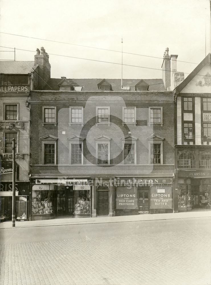 Bromley House -frontage and shops